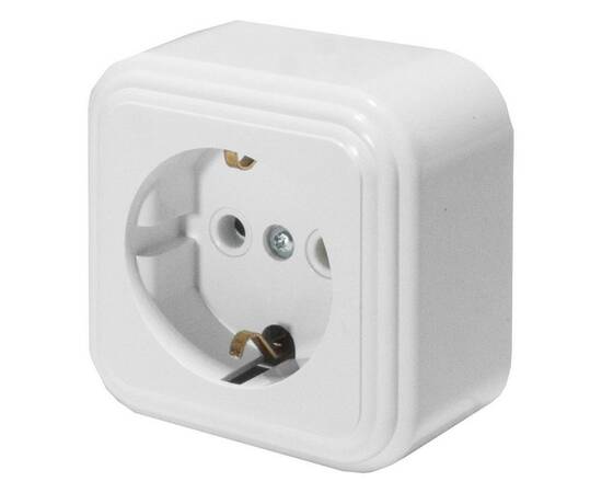 Розетка 2P+PE Stekker Брест белый PST16-21-20 39689