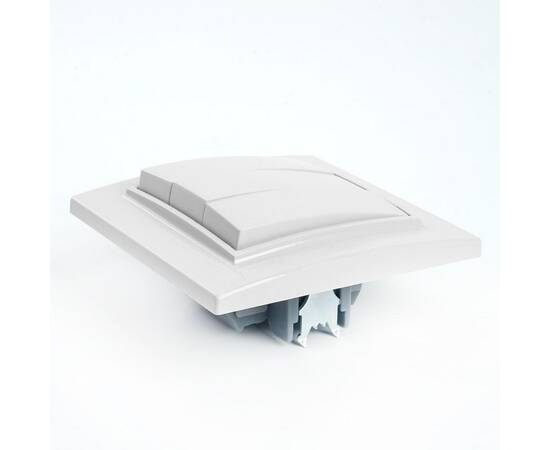 Выключатель трехклавишный Stekker Эрна белый PSW10-9007-01 39922, изображение 4