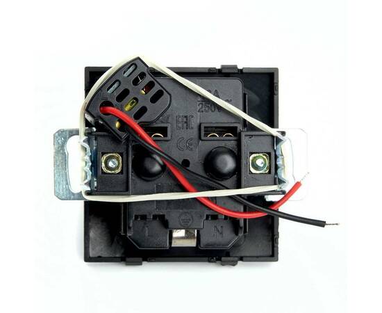 Розетка 2P+PE Stekker Эрна с USB черный PST16-9111-03 49155, изображение 4