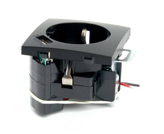 Розетка 2P+PE Stekker Эрна с USB черный PST16-9111-03 49155, изображение 5