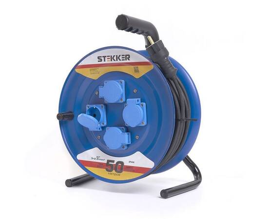 Удлинитель Stekker Professional 4гн 50м с/з PRF02-41-50 39297, изображение 4