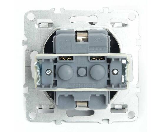 Розетка 2P+PE Stekker Эрна с крышкой черный PST16-9112-03 49156, изображение 4