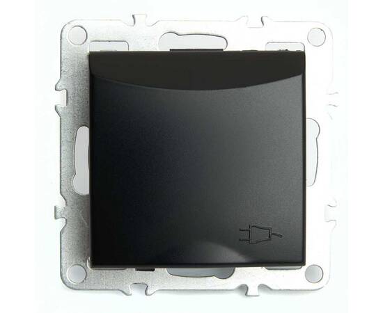 Розетка 2P+PE Stekker Эрна с крышкой черный PST16-9112-03 49156, изображение 5