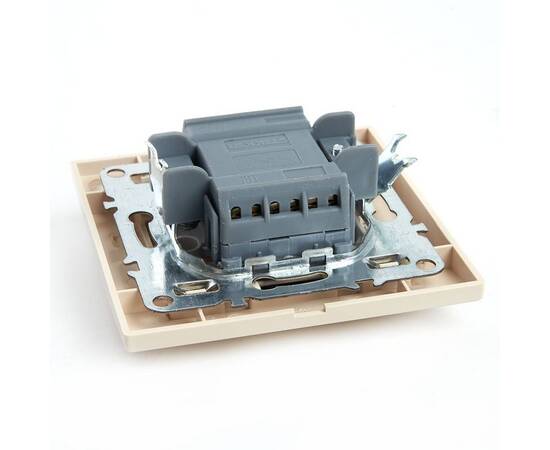 Переключатель двухклавишный Stekker Эрна слоновая кость PSW10-9008-02 39920, изображение 6