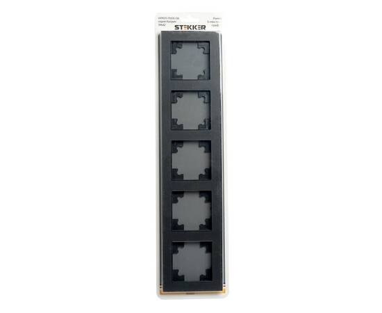 Рамка 5-постовая Stekker Катрин графит GFR00-7005-06 39642, изображение 4