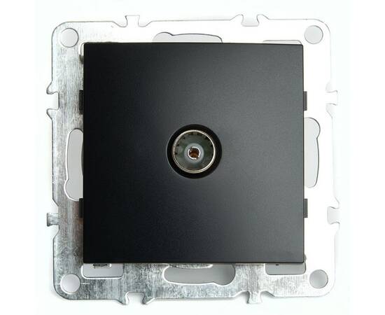 Розетка телевизионная Stekker Эрна черный PST00-9108-03 49152