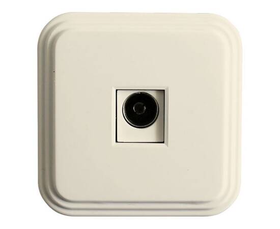 Розетка телевизионная TV Stekker Брест слоновая кость PST00-20-20 49063