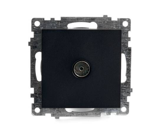 Розетка телевизионная TV Stekker Катрин черный GLS00-7108-05 39614