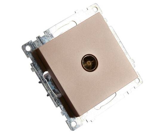 Розетка телевизионная TV Stekker Катрин шампань GLS00-7108-02 39600, изображение 4