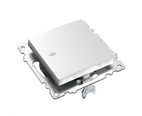 Переключатель одноклавишный Stekker Катрин серебро GLS10-7105-03 39576, изображение 3