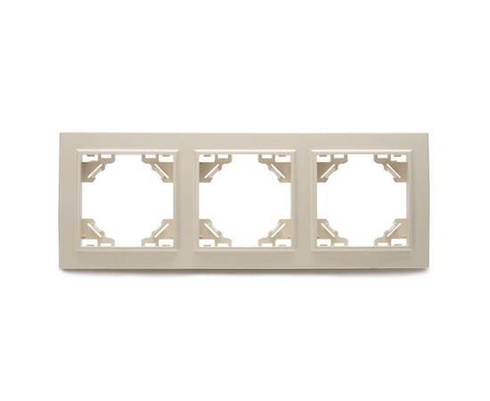 Рамка 3-постовая Stekker Эрна слоновая кость PFR00-9003-02 39242