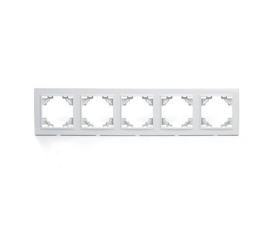 Рамка 5-постовая Stekker Эрна белый PFR00-9005-01 39620