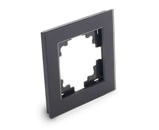 Рамка 1-постовая Stekker Катрин черный GFR00-7001-05 39518, изображение 2