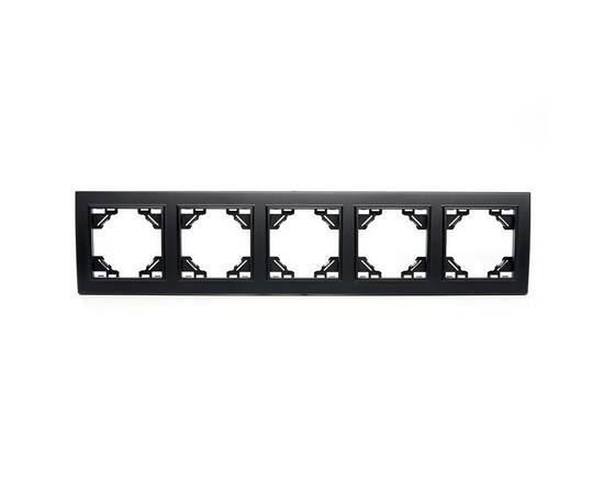 Рамка 5-постовая Stekker Эрна черный PFR00-9005-03 39622