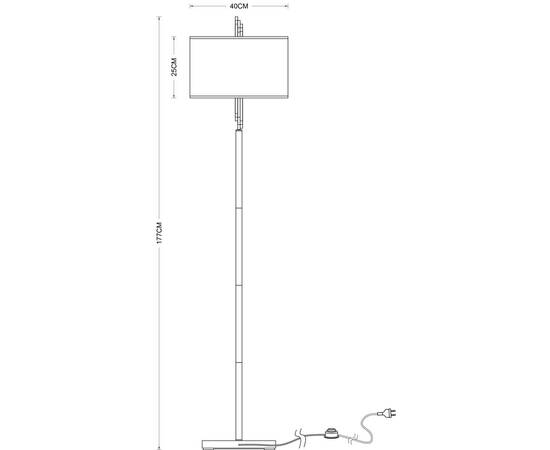 Торшер Arte Lamp Julietta A5037PN-2CC, изображение 2