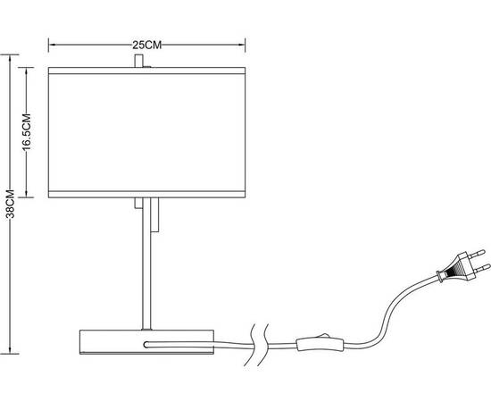 Настольная лампа Arte Lamp Julietta A5037LT-2CC, изображение 2