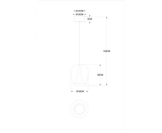 Подвесной светодиодный светильник Divinare Campo 5875/09 SP-15, изображение 2