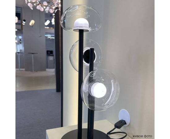 Настольная лампа Crystal Lux Bosque LG3 Black/Transparent, изображение 8