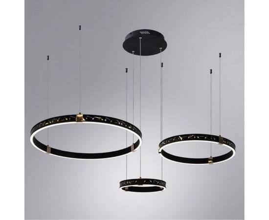 Подвесной светодиодный светильник Arte Lamp Shine A2222SP-3BK, изображение 5