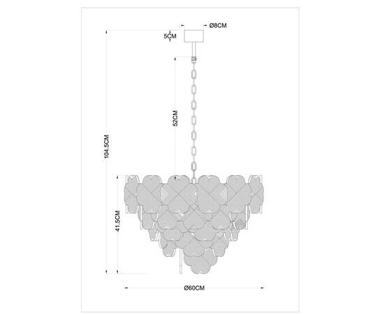 Подвесная люстра Arte Lamp Mallika A4077LM-10GO, изображение 2