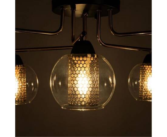 Потолочная люстра Arte Lamp Manchester A7045PL-6BK, изображение 3