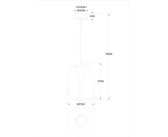 Подвесной светодиодный светильник Divinare Campo 5874/09 SP-15, изображение 2