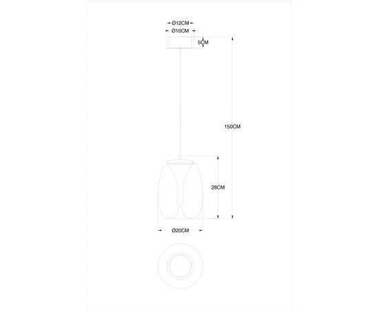 Подвесной светодиодный светильник Divinare Campo 5874/09 SP-8, изображение 2