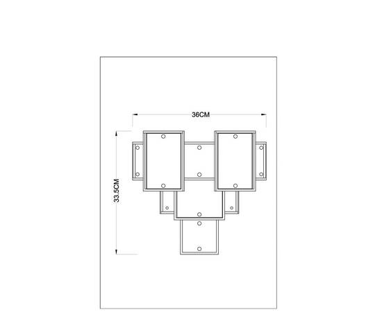 Настенный светильник Arte Lamp Theemin A4068AP-3SG, изображение 2