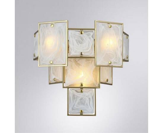Настенный светильник Arte Lamp Theemin A4068AP-3SG, изображение 3