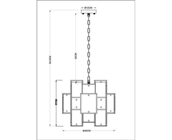 Подвесная люстра Arte Lamp Theemin A4068LM-7SG, изображение 2