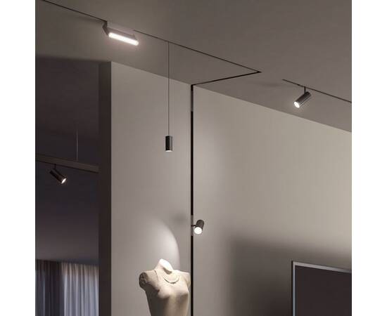 Подвесной трековый светодиодный светильник Elektrostandard Slim Magnetic Dim Amend 85072/01 черный a063533, изображение 3