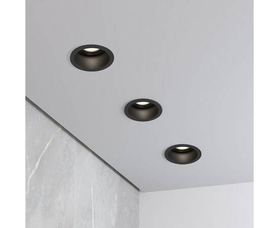 Встраиваемый светильник Elektrostandard Hide 25008/01 GU10 черный a064263, изображение 3