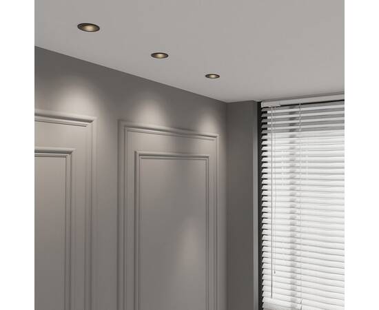 Встраиваемый светильник Elektrostandard Hide 25008/01 GU10 черный a064263, изображение 4