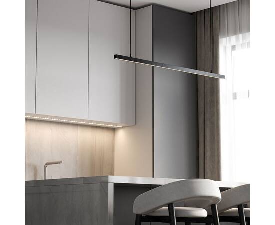 Подвесной трековый светодиодный светильник Elektrostandard Slim Magnetic Vilo 85108/01 48W 4000K черный a064806, изображение 4