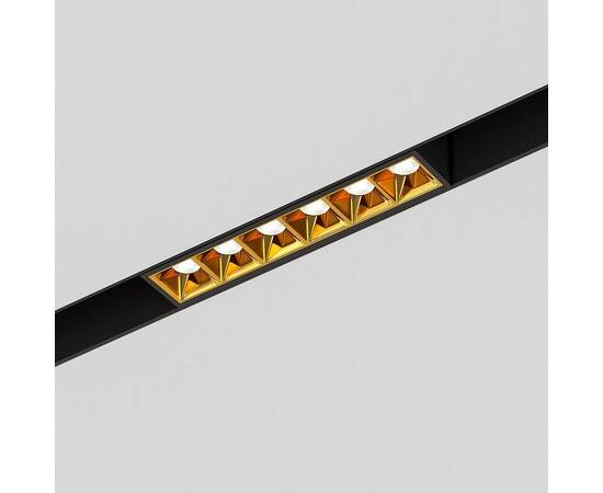 Трековый светодиодный светильник Elektrostandard Slim Magnetic Artas 85101/01 черный/золото a064528