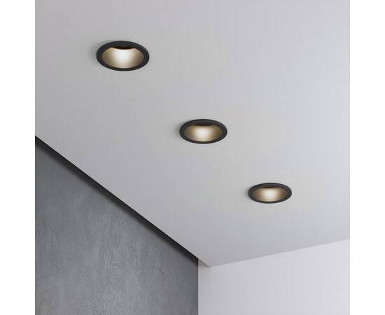 Встраиваемый светильник Elektrostandard Moll 25002/01 GU10 черный a064242, изображение 3