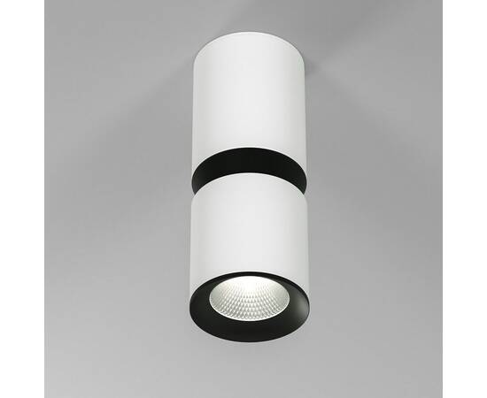 Потолочный светодиодный светильник Elektrostandard Kayo 25048/LED 12W 4000К белый/чёрный a064728