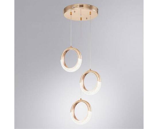 Подвесная светодиодная люстра Arte Lamp Montana A7777SP-3GO, изображение 3