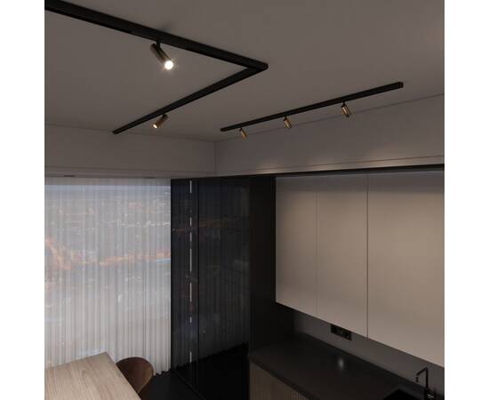 Трековый светодиодный светильник Elektrostandard Slim Magnetic Dim Cantors 85071/01 латунь a063531, изображение 5