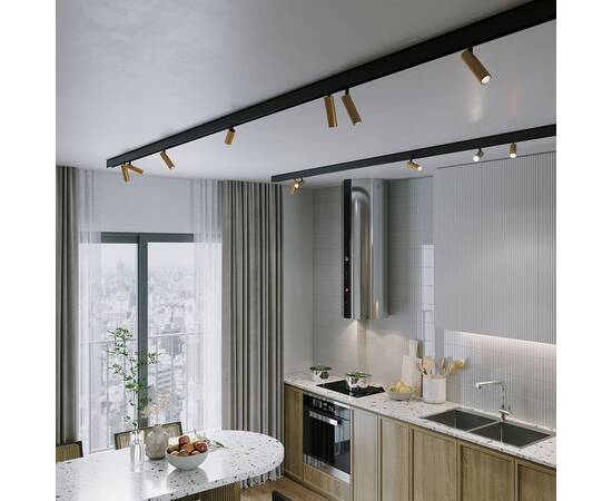 Трековый светодиодный светильник Elektrostandard Slim Magnetic Dim Dual 85056/01 латунь a063527, изображение 4