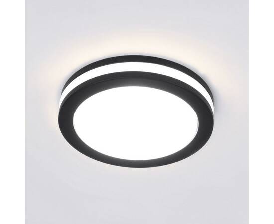 Встраиваемый светодиодный светильник Elektrostandard Aster DSKR80 5W 3300K черный a063989