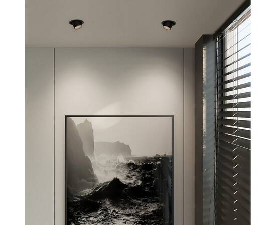 Встраиваемый светодиодный светильник Elektrostandard Conner 25086/LED 8W 4000K черный a063992, изображение 4