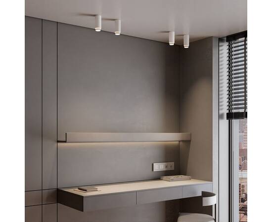 Потолочный светильник Elektrostandard Nubis 25012/01 GU10 белый a064789, изображение 3