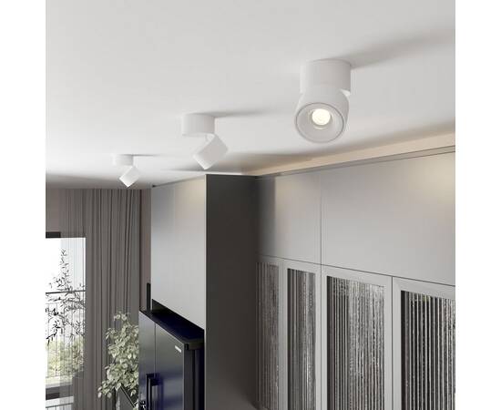 Накладной светодиодный светильник Elektrostandard Klips DLR031 15W 3000K белый матовый a063936, изображение 4