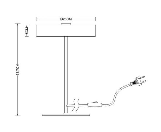 Настольная лампа Arte Lamp Elnath A5038LT-3PB, изображение 2
