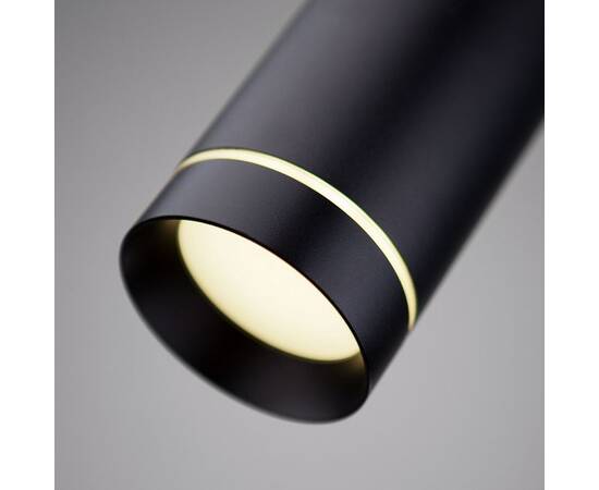Подвесной светодиодный светильник Elektrostandard Topper DLR023 12W 3000K черный матовый a063930, изображение 3