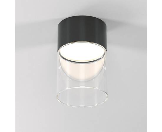 Потолочный светодиодный светильник Elektrostandard Lumen 25047/LED 10W 4000К черный/прозрачный a064709, изображение 2