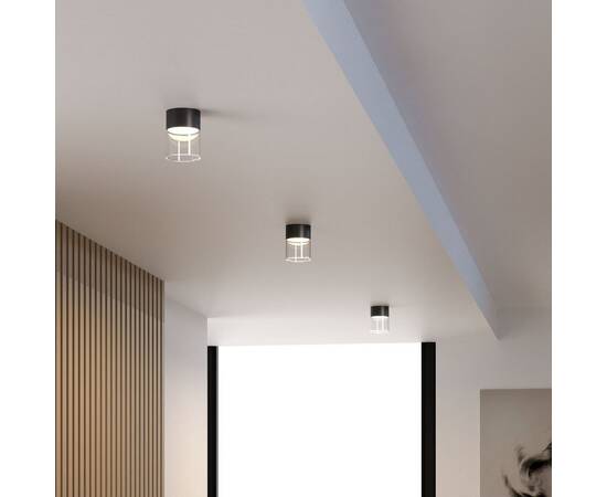 Потолочный светодиодный светильник Elektrostandard Lumen 25047/LED 10W 4000К черный/прозрачный a064709, изображение 3