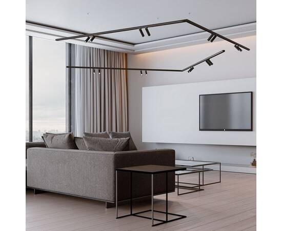 Шинопровод магнитный накладной Elektrostandard Slim Magnetic Round 85133/00 черный a064722, изображение 5