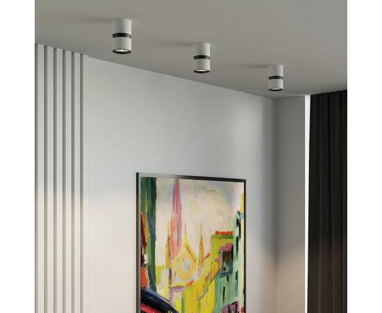 Потолочный светодиодный светильник Elektrostandard Kayo 25049/LED 12W 4000К белый/черный a064731, изображение 2